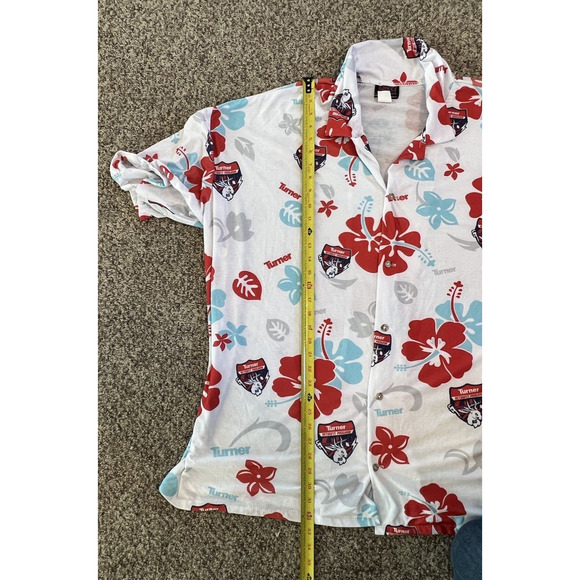 Krazy Klothes Hawaiian White with Red Flower Turner Retrofit Program Mens 3XL - Picture 10 of 10